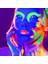 Vıp 12PCS Face Paint Glow In The Dark Under Uv Light 12 Adet Glow Neon Boya Uv Parlayan Vücut Boyası 2