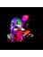 Vıp 12PCS Face Paint Glow In The Dark Under Uv Light 12 Adet Glow Neon Boya Uv Parlayan Vücut Boyası 4