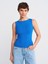 20868 Kayık Yaka Kolsuz Top-Mint 1
