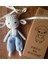 Kuzu Ilk Uyku Arkadaşım Mavi 30 Cm-Bebek Hediyesi Amigurumi Oyuncak 4