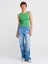 20868 Kayık Yaka Kolsuz Top-Mint 3