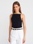 21020 Halter Yaka Top-Siyah 1