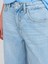 71776 Kar Yıkama Geniş Kesim Denim Pantolon-Mavi 4