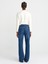 71748 Koyu Renk Straight Denim Pantolon-Lacivert 2
