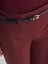 71596 Kemerli Culotte Pantolon-Bordo 4