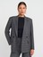 60753 Ekose Blazer Ceket-Gri 1