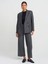 60753 Ekose Blazer Ceket-Gri 3