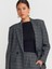60753 Ekose Blazer Ceket-Gri 4