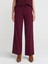 71598 Uzun Dökümlü Şık Pantolon-Bordo 3