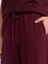 71598 Uzun Dökümlü Şık Pantolon-Bordo 4