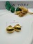 Deniz Kabuğu Model Çelik Küpe (Gold) KP485 2