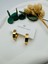 Cartier Çelik Küpe (Gold) KP175-1 (Orta Boy) 1