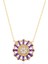 Kadın Kolye, Baguette Kesim Zirconia Amethyst Kolye, Ametist Kolye, Baget Taşlı Kolye,18 Ayar Altın Kaplama Kolye, 925 Ayar Gümüş Kolye 4
