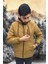 Erkek Taba Içi Kürklü Su ve Rüzgar Geçirmez Kapüşonlu Kışlık Mont & Kaban & Parka ML-FMM-100 3