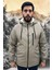 Erkek Vizon Içi Kürklü Su ve Rüzgar Geçirmez Kapüşonlu Kışlık Mont & Kaban & Parka ML-FMM-100 1