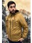 Erkek Taba Içi Kürklü Su ve Rüzgar Geçirmez Kapüşonlu Kışlık Mont & Kaban & Parka ML-FMM-100 5