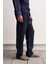 Dökümlü Jogger Lacivert Pantolon 1