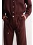 Dökümlü Jogger Bordo Pantolon 3