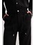 Dökümlü Jogger Siyah Pantolon 2