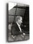 Mustafa Kemal Atatürk Siyah Beyaz Yan Profil Cam Tablo- Ev ve Ofis Dekorasyonu-Hediyelik-Dekoratif-Atatürk 5