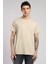 Baselo Erkek O Yaka T-Shirt Bej 2