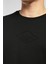 Mattias Erkek O Yaka T-Shirt Siyah 4