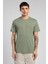 Baselo Erkek O Yaka T-Shirt Haki 2