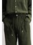 Dökümlü Jogger Haki Pantolon 3
