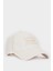 Kadın Nakışlı Keten Cap Şapka B7809AX25SM 2