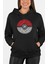 Pokemon Topu Kaligrafik Baskılı Kapüşonlu Sweatshirt 2