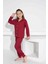Tarık 10-15 Yaş Kız Çocuk Pijama Puanlı 2901250 - Bordo 1