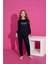 Tarık 10-15 Yaş Kız Çocuk Pijama Love Kalpli 2946250 - Lacivert 1