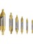 6 Adet Yüksek Hızlı Çelik Merkezi Matkap Düzeneği 1.0 1.5 2 2.5 3.5 5.0 mm Torna Metal Işleme Uygundur (Yurt Dışından) 1