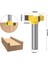 8mm Shank 3 Diş T-Yuvası Freze Ucu Frezeleme Düz Kenar Yiv Açma Freze Kesici Ahşap Ahşap Işleri Kesme Sapı (Yurt Dışından) 3