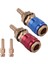 2 Adet 6mm Su Soğutmalı Hava Soğutmalı Gaz Su Adaptörü Hızlı Bağlantı Bağlantısı Mıg Tıg Kaynak Torç Fişi, Mavi + Kırmızı (Yurt Dışından) 3
