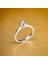 Gıbyjewel Düz Kare Tırnak (Arası Kontürlü) 925 Ayar Gümüş Tektaş Yüzük -3 mm 1
