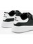 Çocuk Unisex Siyah Beyaz Eva Faylon Taban Üç Cırtlı Spor Ayakkabı 5