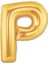 Altın Sarısı Folyo Harf Balon 1 Metre 1