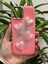 iPhone 15 Pembe Kabartmalı Kalpli Sert Kılıf 2