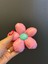 12X12 cm Parlak Pembe Çiçek Saaç Tokası Yaka Iğnesi Broş Aksesuar 1