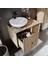 Gusto Ayaksız Oval Lavabolu Mdf 75 cm Çekmeceli Banyo Dolabı 2