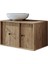 Gusto Ayaksız Oval Lavabolu Mdf 75 cm Çekmeceli Banyo Dolabı 5