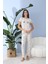 Kadın 40045 Kısa Kol Pijama Takımı Krem 1