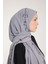 Nakış Şal - Hilal Dokuma - Gri - Siyah 4