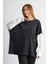 Alexandergardı Fırfırlı Kol Detaylı Garnili Renk Bloklu Kadın Sweatshirt 3