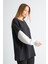 Alexandergardı Fırfırlı Kol Detaylı Garnili Renk Bloklu Kadın Sweatshirt 5