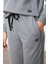Kadın Gri O Yaka Jogger Eşofman Takımı 95341-352 5