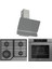 Flowart Nt Asimetrik Seriisi 3'lü Gri Ankastre Set ( QBL62CPR-NT028-D082 ) 1