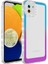 Galaxy A03 Kılıf Simli ve Renk Geçiş Tasarımlı Lens Korumalı Park KAPAK-MAVI-MOR-8680436621103- 1