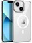 Apple iPhone 14 Plus Uyumlu Wireless Şarj Özellikli Pixel Magsafe KAPAK-GÜMÜŞ-8680436634431-TA82260-M 1